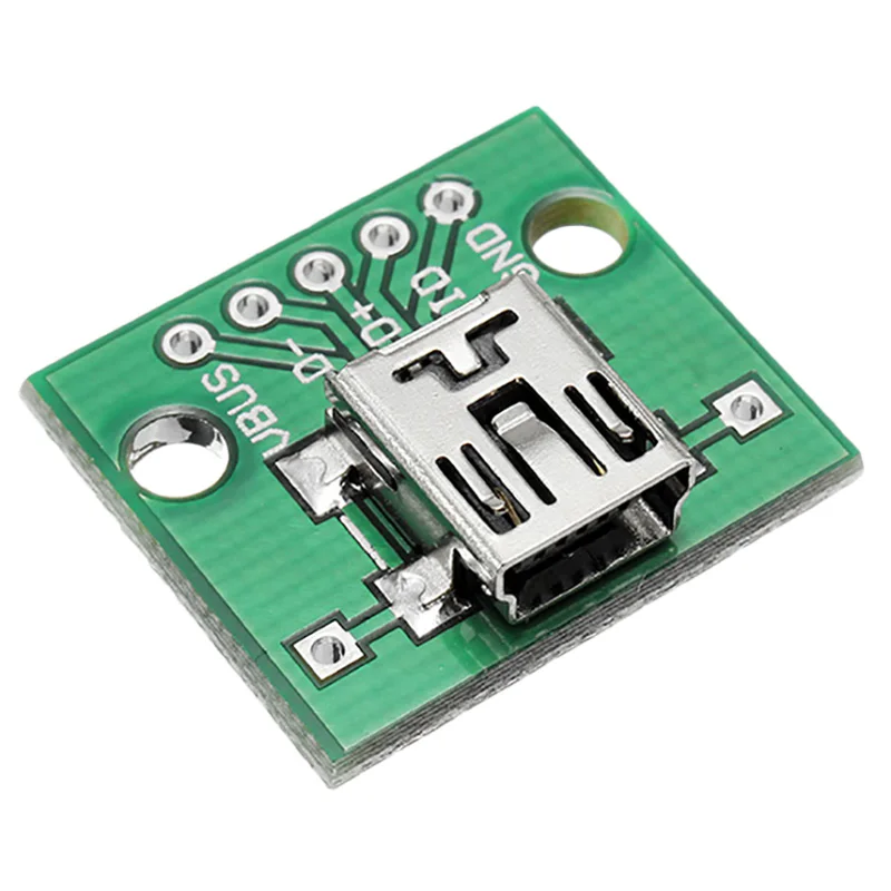 10 шт. мини Usb для Dip женской головки Mini-5P патч 2 54 мм плата адаптера |