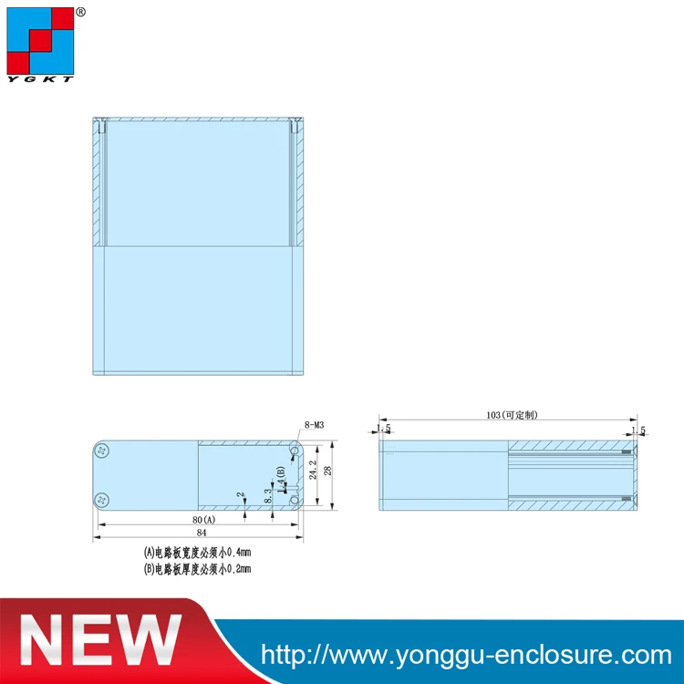 84*28*100 мм (wxhxl) дешевые экструдированные и прессованные алюминиевые теплоотвод