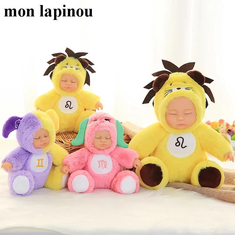 Kawaii куклы младенцы reborn двенадцать созвездий Bjd bebe кукла tuffed Дети Плюшевые игрушки