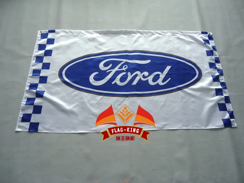 Для ford автомобильные гонки флаг 90*150 см полиэстер banner ford banner racing flagflags flags | Флаги, баннеры и аксессуары -32760881447