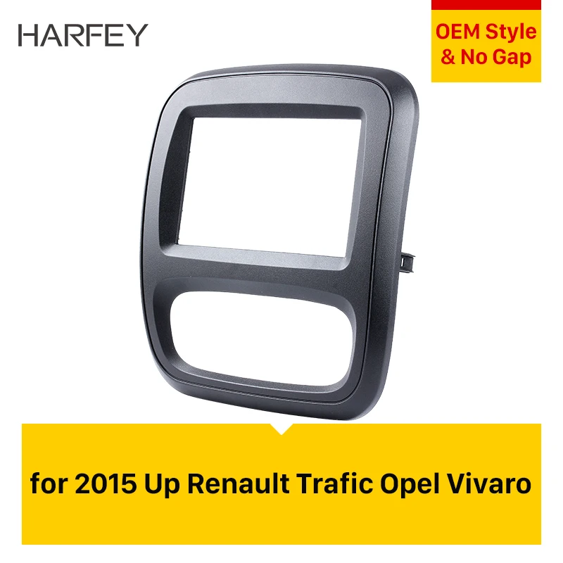 Harfey Авто Стерео установка приборной панели 2 Din автомобиля радио фасции для до Renault Trafic Opel Vivaro Dash комплект DVD панель