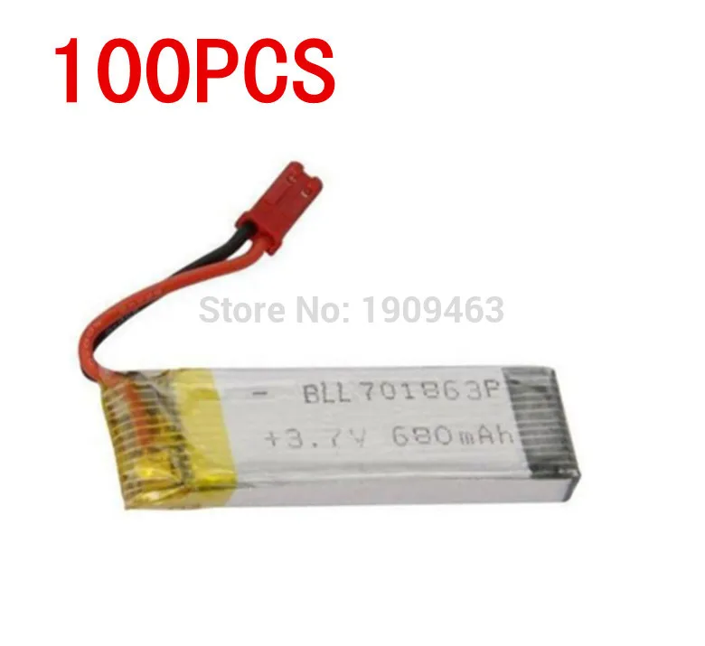 100 шт. UDI U817A U818A U818 V959 V929 V222 S032 H07N H07C H07NL GRC Квадрокоптер запасные части батареи (3 7 в