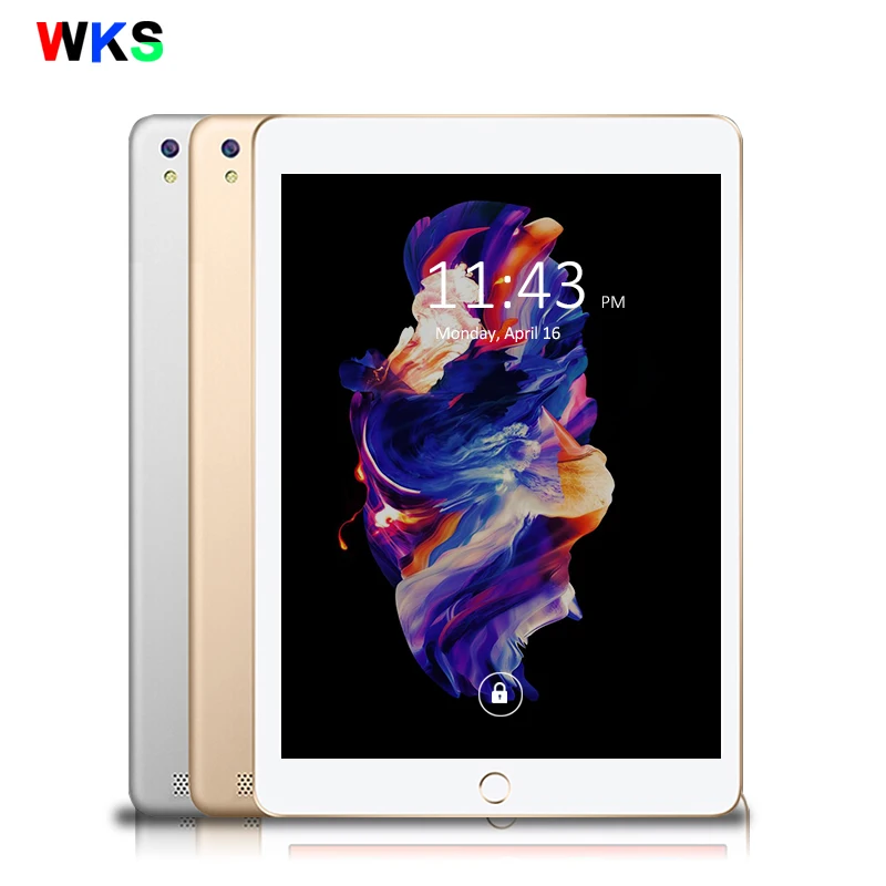 WKS 10 1 дюймов планшетный ПК Android 6 0 Core 4 ГБ Оперативная память 32 Встроенная 5MP WI FI gps 3g
