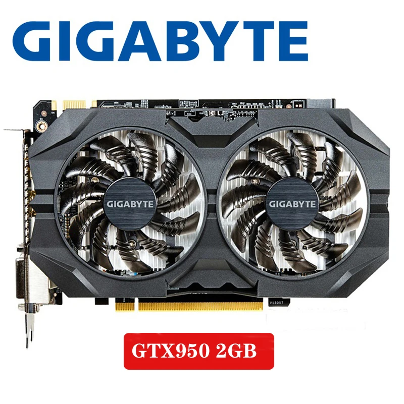 Gigabyte GTX 950 2GB GT950 GTX950 2G D5 DDR5 128 бит nVIDIA PC настольные графические карты PCI Express 3 0