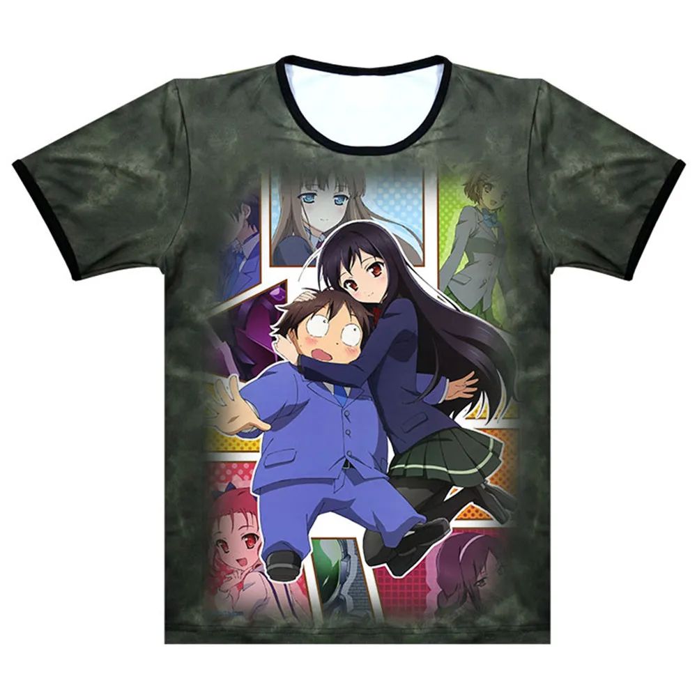Рубашка с японским аниме футболки Accel World костюм для косплея Kuroyukihime Kuroyuki Hime в