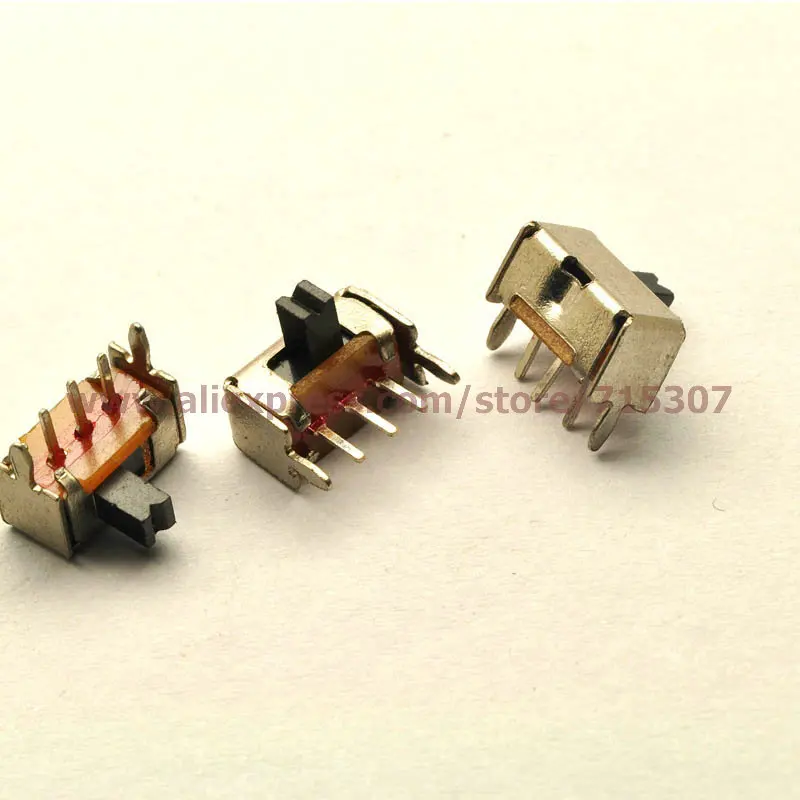 PHISCALE 100 шт. SK12D07VG3 ВКЛ./ВЫКЛ. Маленький тумблер с подставкой 3 мм высота ручки 3pin |