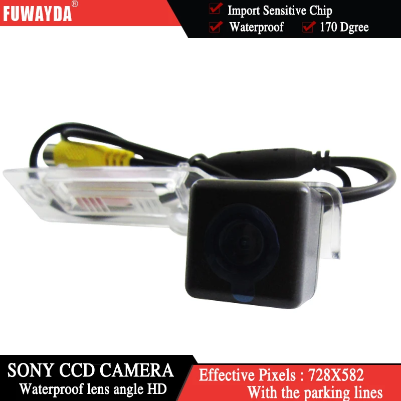 Камера заднего вида FUWAYDA HD CCD парковочная камера для Volkswagen VW Caddy Jetta/Sagitar Passat Golf Plus