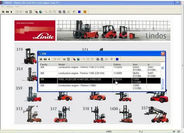 Каталог запчастей для вилочного погрузчика Linde EPC + каталог Bobcat JCB spp 1 17 Manitou