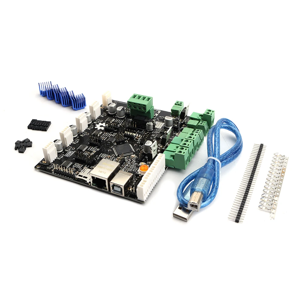 3d принтер Smoothieboard 5XC 5X V1.1 ARM с открытым исходным кодом материнская плата 32 бит LPC1769 Cortex-M3 плата управления Поддержка Ethernet для ЧПУ