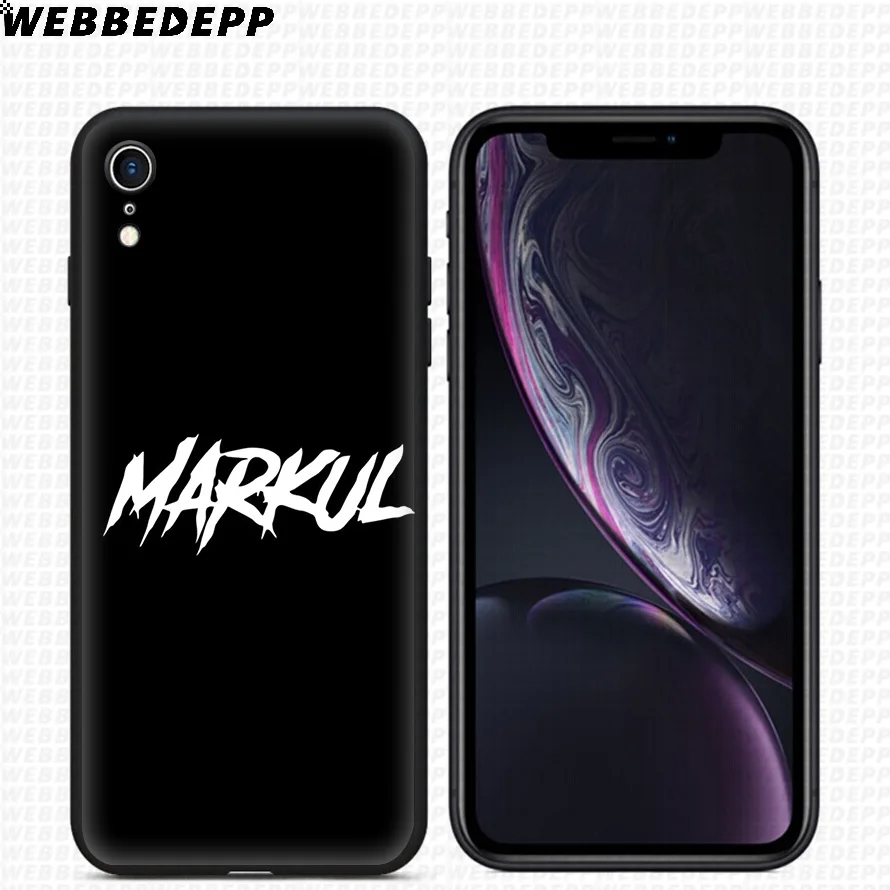 WEBBEDEPP Markul Rapper Soft Silicone Case for iPhone 11 Pro Xr Xs Max X or 10 8 7 6 6S Plus 5 5S SE |