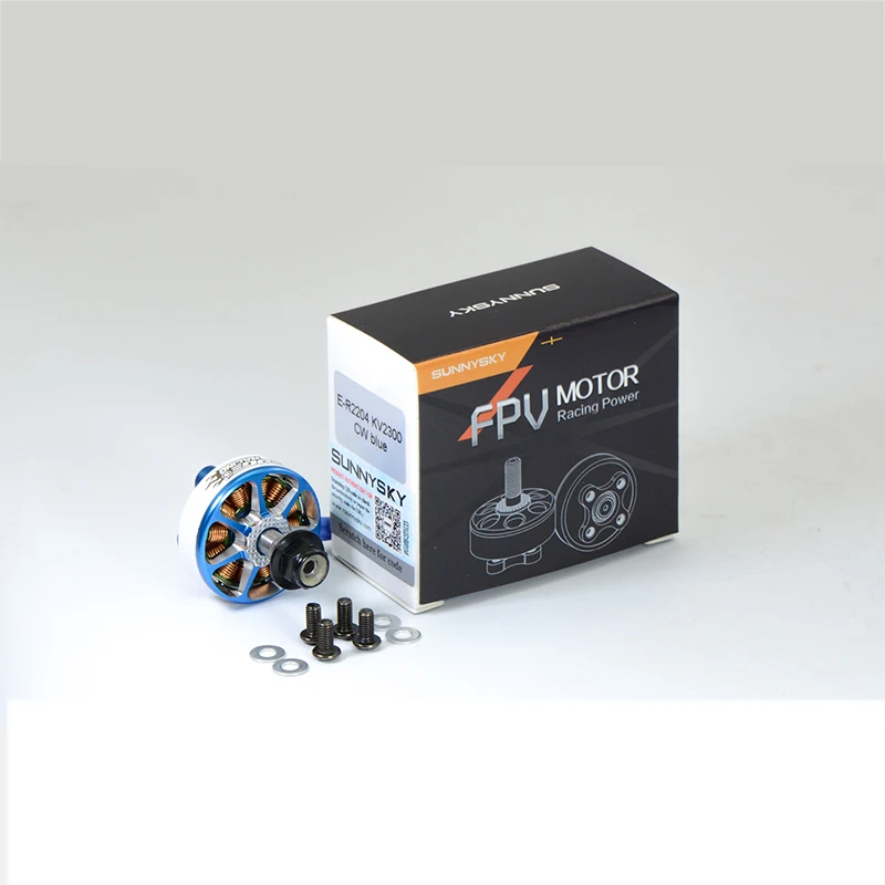 Бесщеточный двигатель SUNNYSKY R2204 2204 KV 2300 CW 3 4S для FPV RC Mini Racing Drone UAV Multicopter Quadcopter|Детали