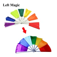 multicolor broken fan recovery restore breakaway fan magic props close up stage magic tricks kid funny toys