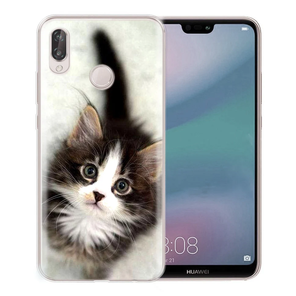 Чехол для Huawei Honor 7A 8A 8X 8C 9 10 Mate 20 P9 P10 lite/P8 Lite Y5 II Nova 3 мягкий чехол из ТПУ с рисунком