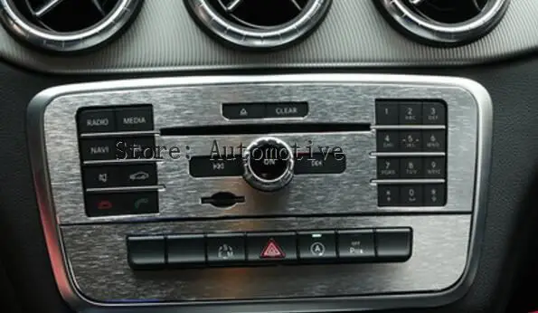 Хромированная наклейка на панель консоли для Mercedes Benz CLA 200 220 2014 2015|for mercedes benz|mercedes