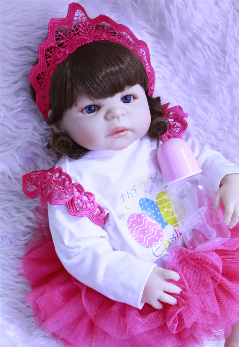 Bebe-reborn menina NPK 23 &quot57 см полностью силиконовые куклы reborn baby girl игрушки в подарок