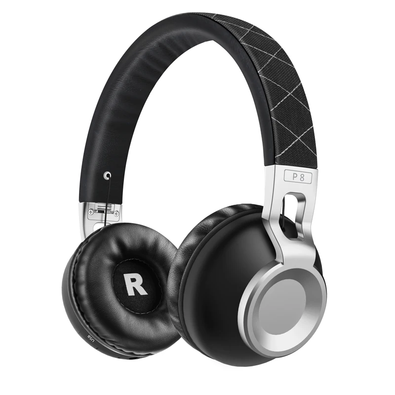 Звук интонировать P8 наушники беспроводные сильный бас блютуз с HD Mic. TF MP3