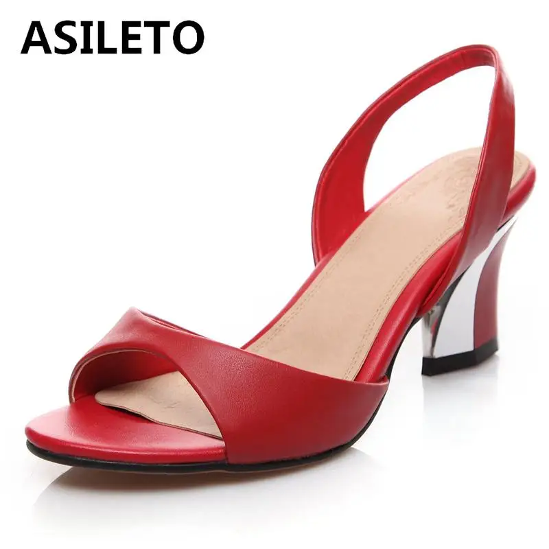 Сандалии ASILETO из натуральной коровьей кожи на плоской подошве женские сандалии с