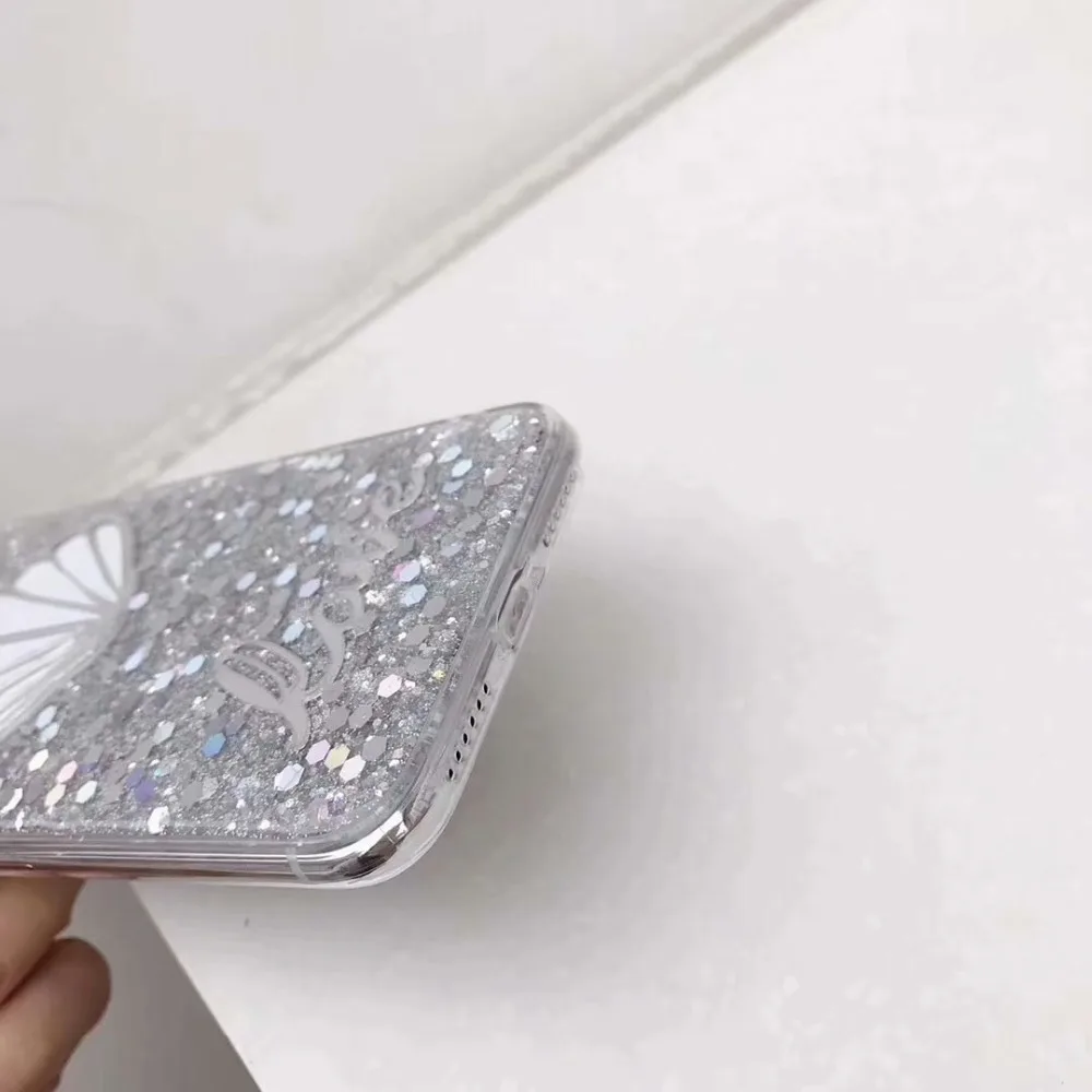 Туманно красоты для iphone 6 6s случае роскошный блеск мягкие силиконовые телефон