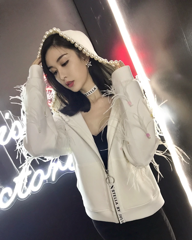 Женское бархатное пальто с капюшоном Классическая Толстовка в стиле K-POP из