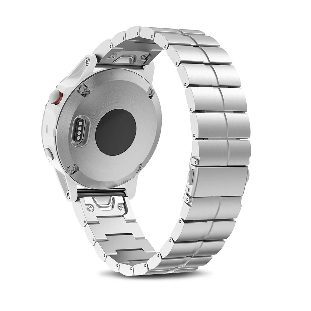 20 мм нержавеющая сталь Ремешки для наручных часов Garmin Fenix 5S Quick Fit Металлический Браслет замена для Fenix 6 S/Fenix 6S Pro/Fenix 5S Plus