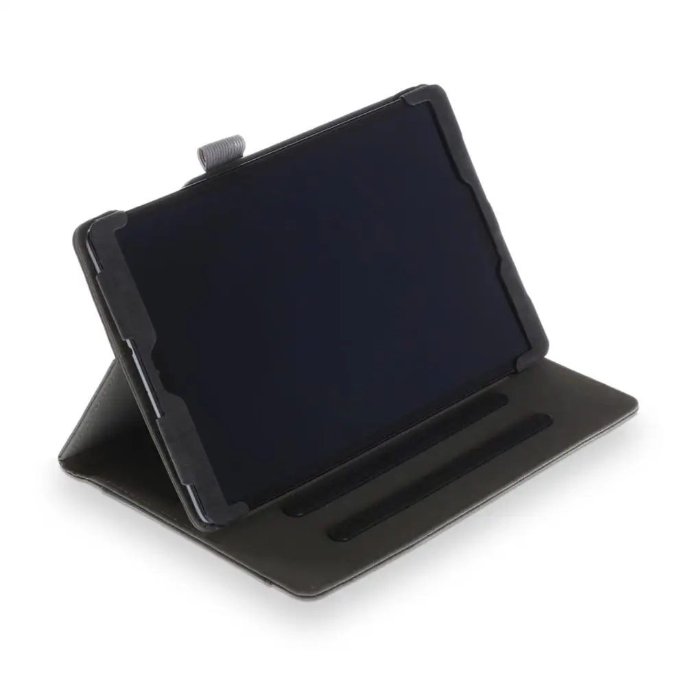 Передний кожаный флип чехол с поддержкой для Samsung Galaxy Tab A 10 1 2019 T510 T515 рамка слот