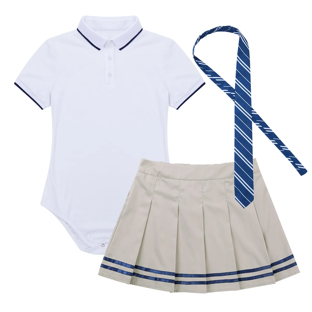 Женский карнавальный костюм ABDL для взрослых школьная форма девочек комбинезон с