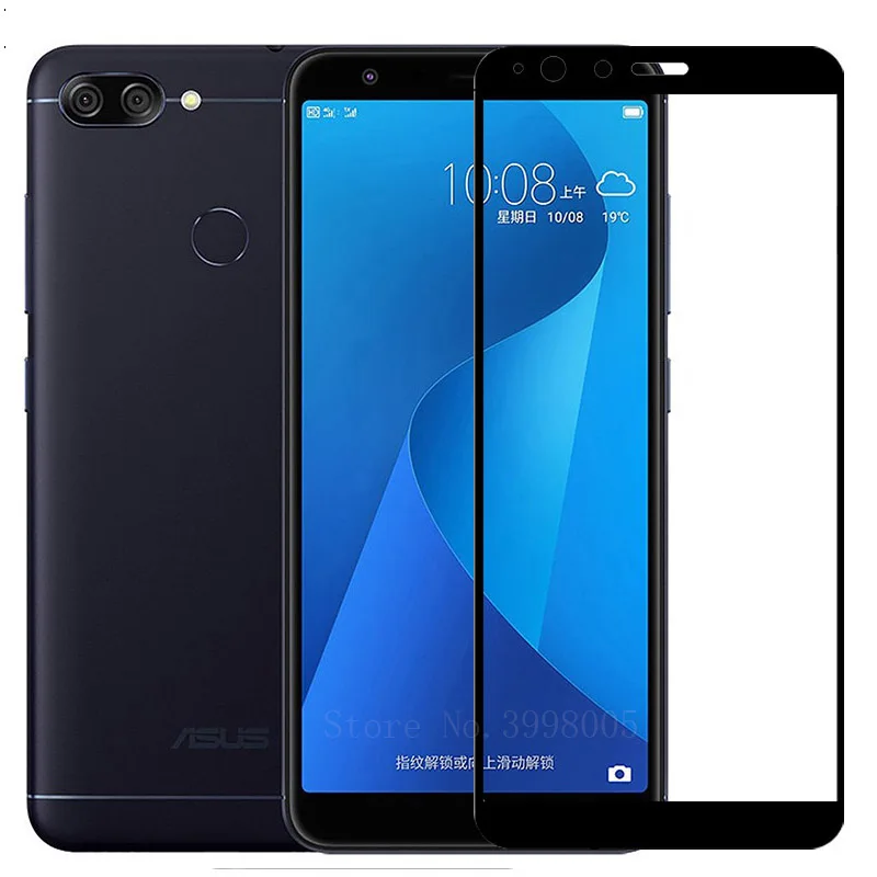 Защитное стекло для Asus Zenfone Max Plus M1 закаленное ZB570TL ZB 570TL X018D X018DC полное