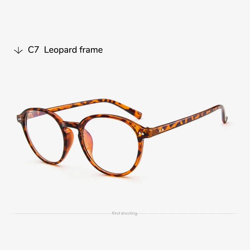 Leopard Toketorism леопардовые оправы для очков для женщин и мужчин винтажные оправы для очков прозрачные линзы 7822 - Цвет оправы: Leopard