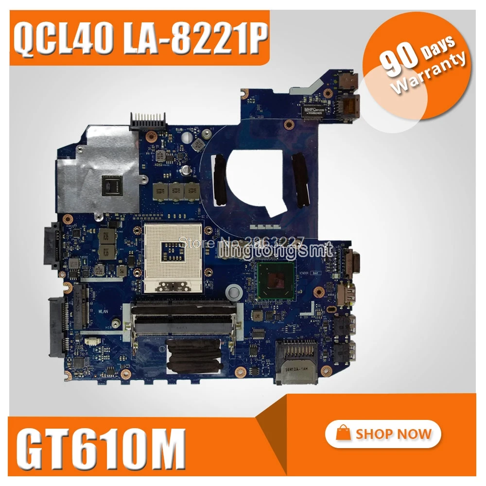 K45VD материнская плата QCL40 LA 8221P REV1.0 GT610M 2G для For Asus A85V K45VS K45VM ноутбука плата|geforce 610m|pga