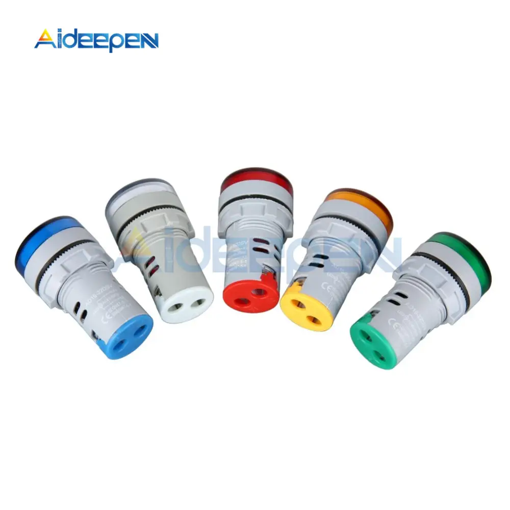 Цифровой светодиодный вольтметр переменного тока 22 мм цифровой для измерения