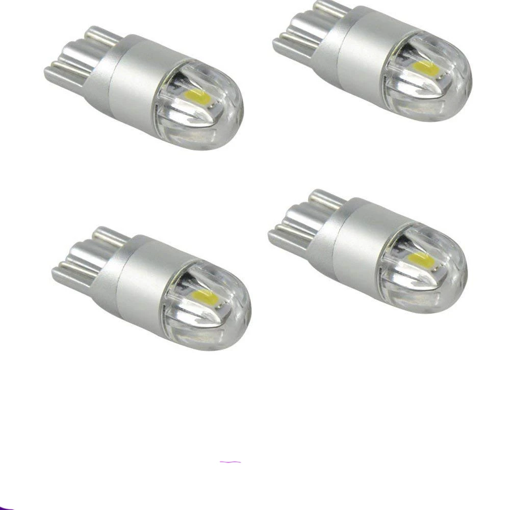 4 шт. T10 светодиодный лампы W5W 168 194 Canbus 3030 SMD COB 6000 К 12V автомобильный интерьер