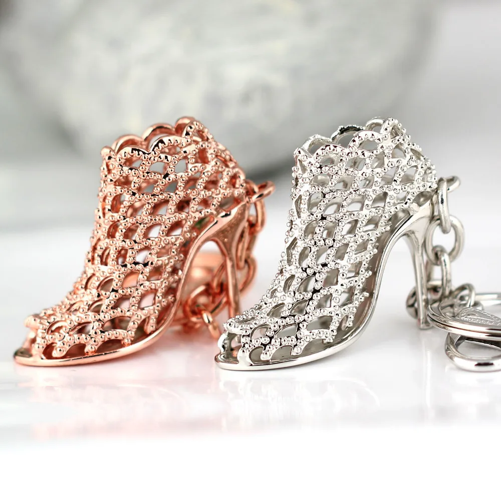Брелок для ключей на высоком каблуке креативный Модный изысканный Дамский