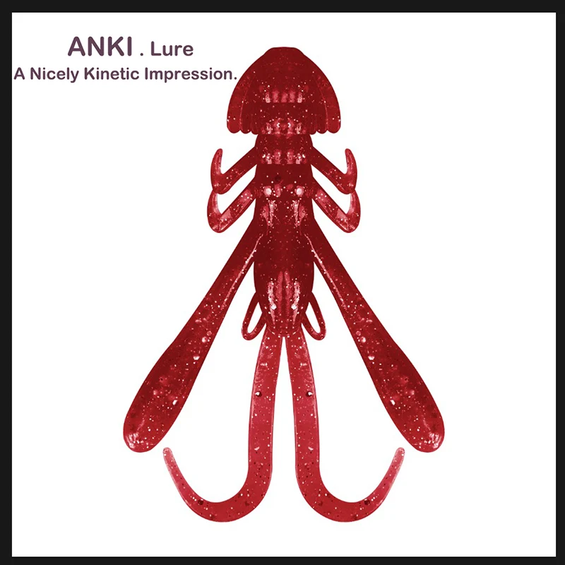 ANKI рыболовная приманка craw 6 г/7 см шт./лот соленый двойной цвет Ароматизированная