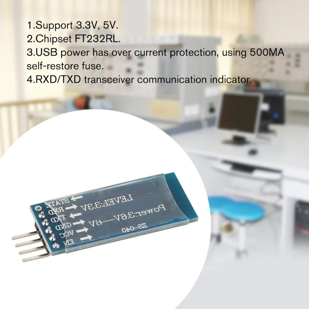 HC-06 RF беспроводной модуль приемопередатчика Bluetooth Slave Serial Communication RS232/конвертер TTL