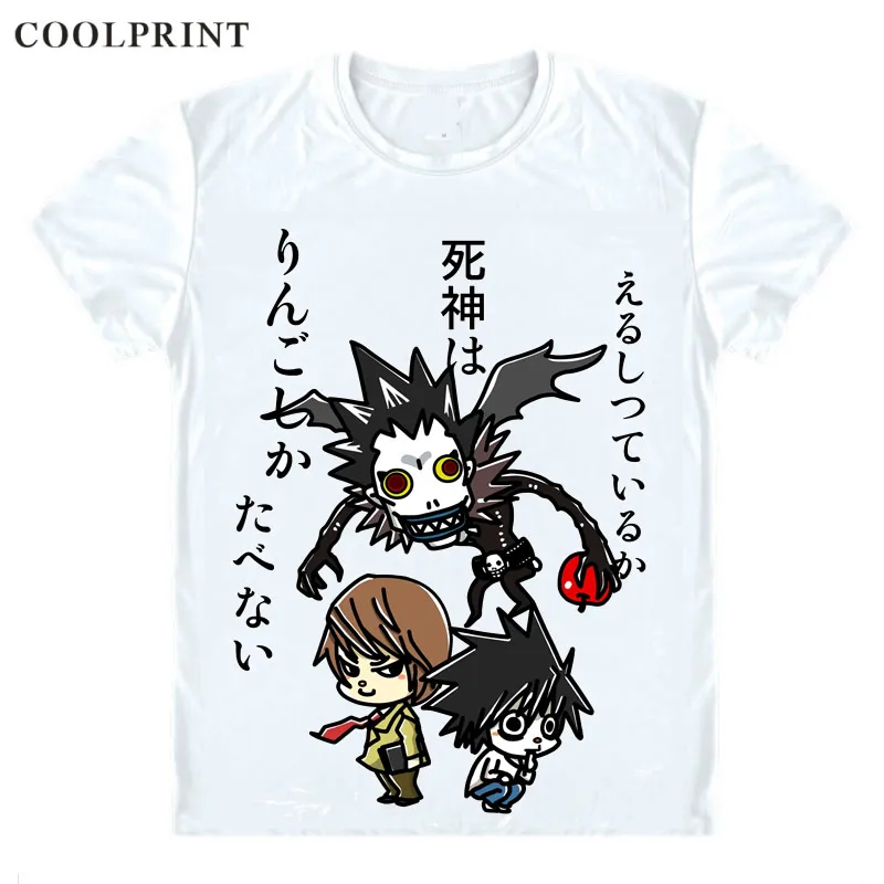 Рядом с Ryuk Matt Ryuku Shinigami футболка для мужчин с надписью «Death Note Desu Noto» Повседневная футболка премиум-класса футболки с короткими рукавами с принтом - Цвет: Style 4
