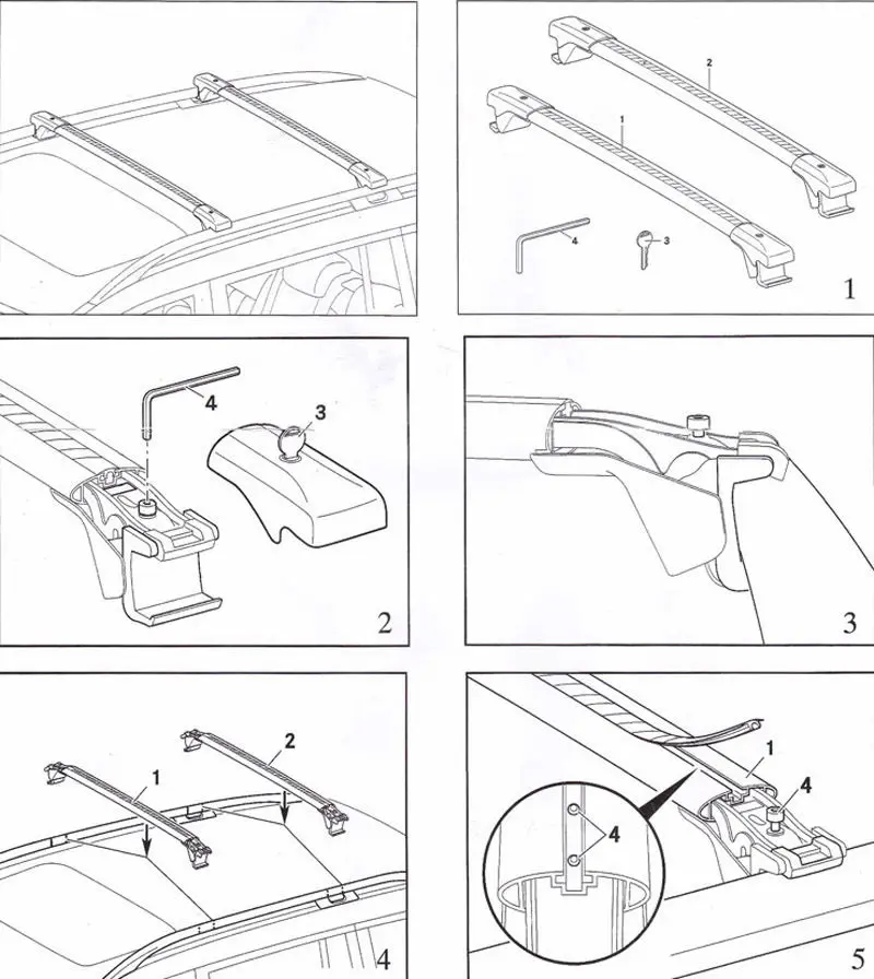 2 шт. алюминиевые багажные рейки на крышу для Subaru Forester 2008 2016|rack cross bars|rack barrack roof |