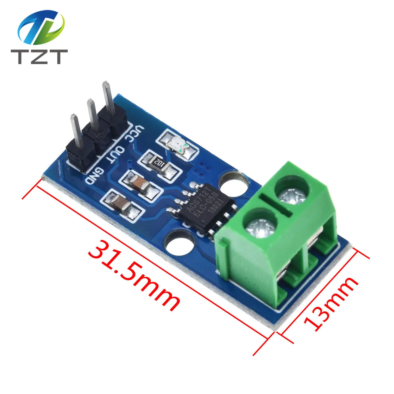5A 20A 30A модуль датчика тока Холла ACS712 модуль для Arduino ACS712TELC-5A/20A/30A