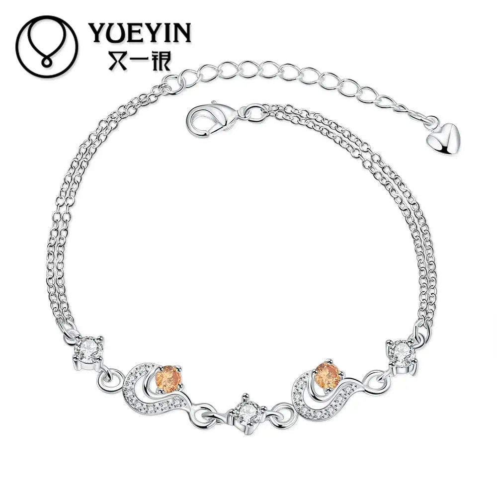

Браслет с цепочкой Bracciali, браслет с серебряным покрытием, бесплатная доставка