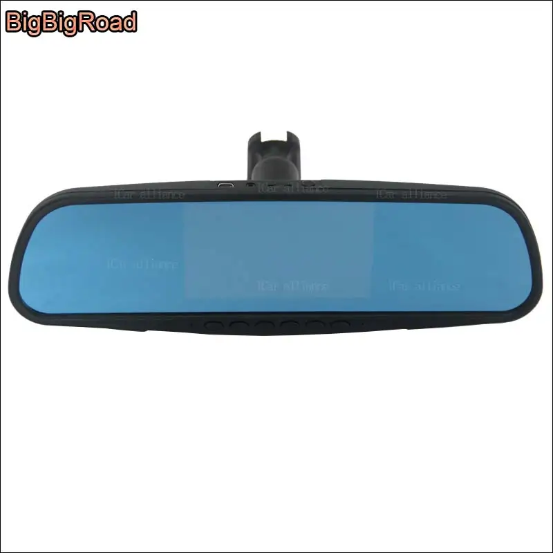 BigBigRoad для chevrolet cruze epica Автомобильное Зеркало DVR Двойная камера видео рекордер видеорегистратор парковочный монитор с оригинальным кронштейном