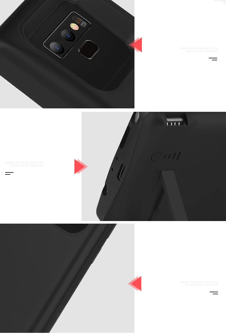 Мода 5000 mAh power Bank тонкая батарея зарядный чехол для samsung Galaxy Note 9 защитный зарядный резервный чехол переносная крышка