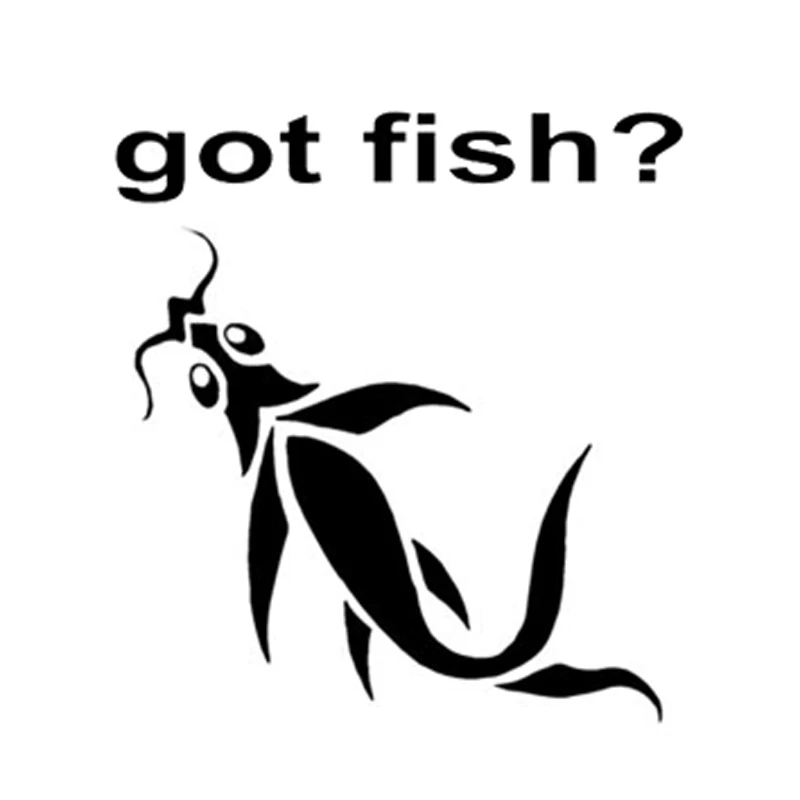 

35cm Got Fish Funny Tribal Car-Styling Stickers Decals Vinyl