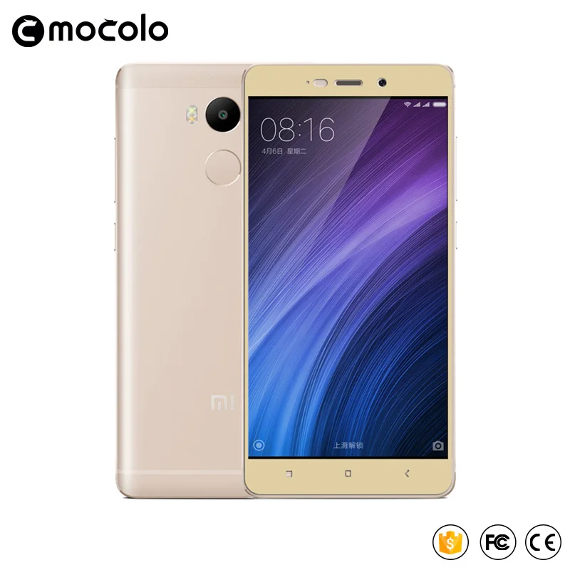 Mocolo 2.5D 0 33 мм Полное покрытие экрана 9H жесткая Защита закаленное стекло для Redmi 4