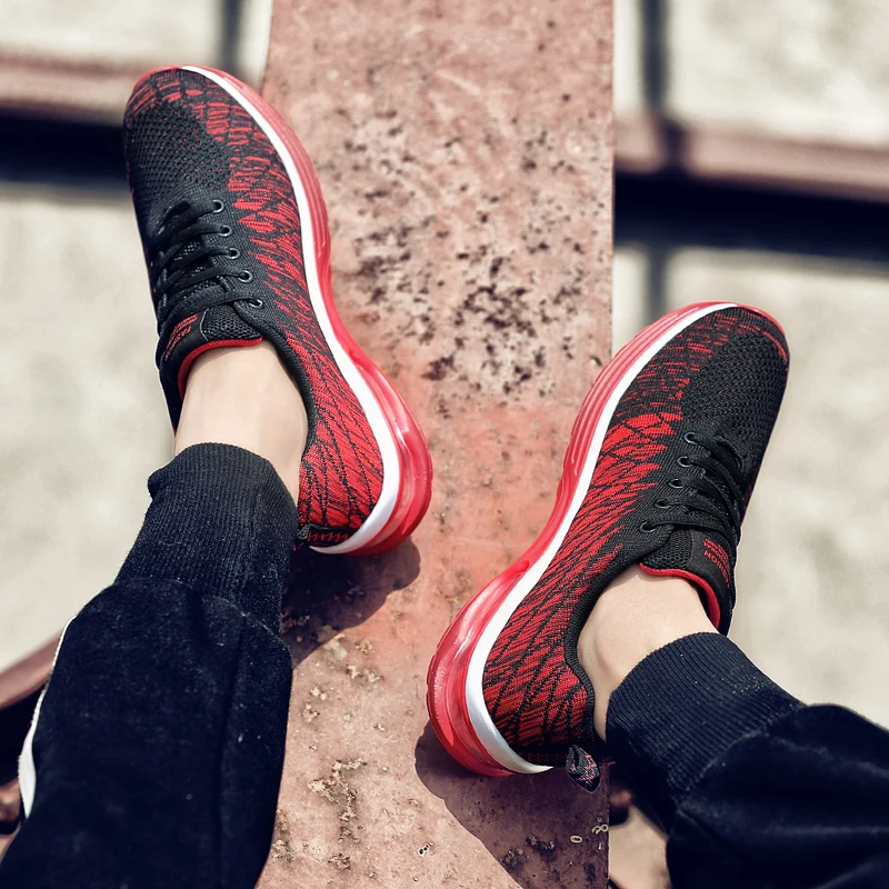 2019 Casual Shoes Men Sneakers Big Size 46 Male Footwear For Summer Mesh Breathable Sports Fashion Trainers RMC-057-2 | Обувь