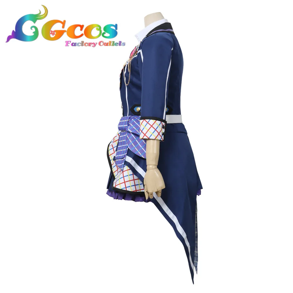 CGCOS Бесплатная доставка Косплэй костюм Bang Dream! Poppin'Party Ichigaya Arisa платья одежда