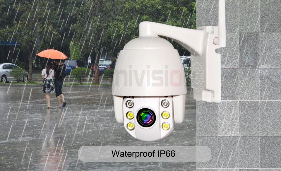 HD 1080P Супер Мини PTZ WIFI IP камера наружная 2 МП скоростная купольная 4 кратный зум 8 12