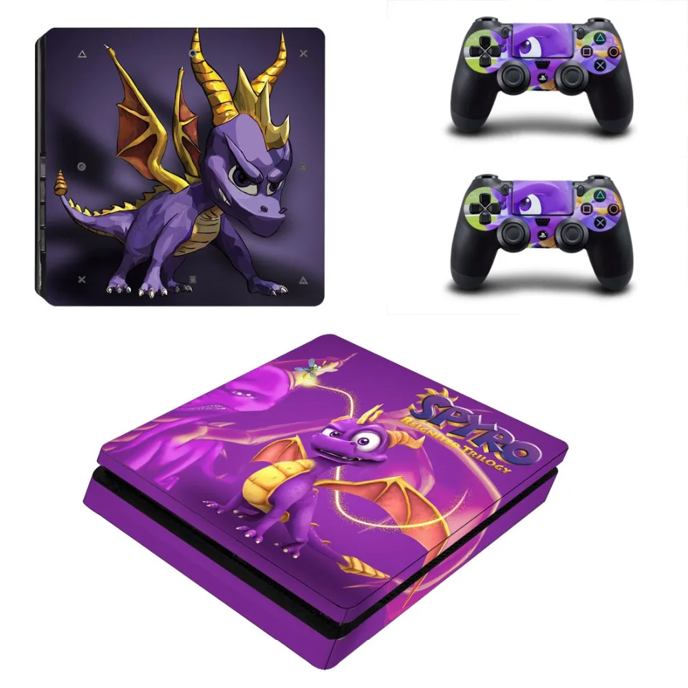 Игра Spyro Дракон PS4 тонкий переводная картинка наклейка для Sony PlayStation 4 консоли и 2