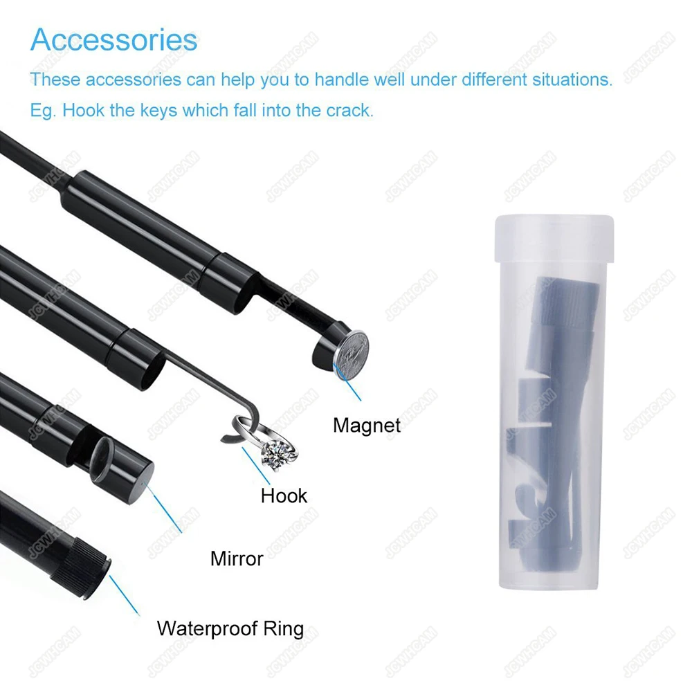 IP68 HD 10 м 8LED полу жесткий кабель эндоскоп для IOS Mac Windows камера wifi наблюдения 2 3 5