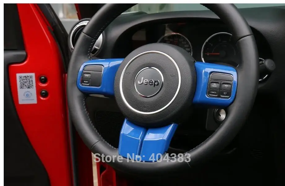 5 цветов slilver накладка на руль для 2011- Jeep Wrangler Jk Sahara Rubicon& Compass& патриот-набор