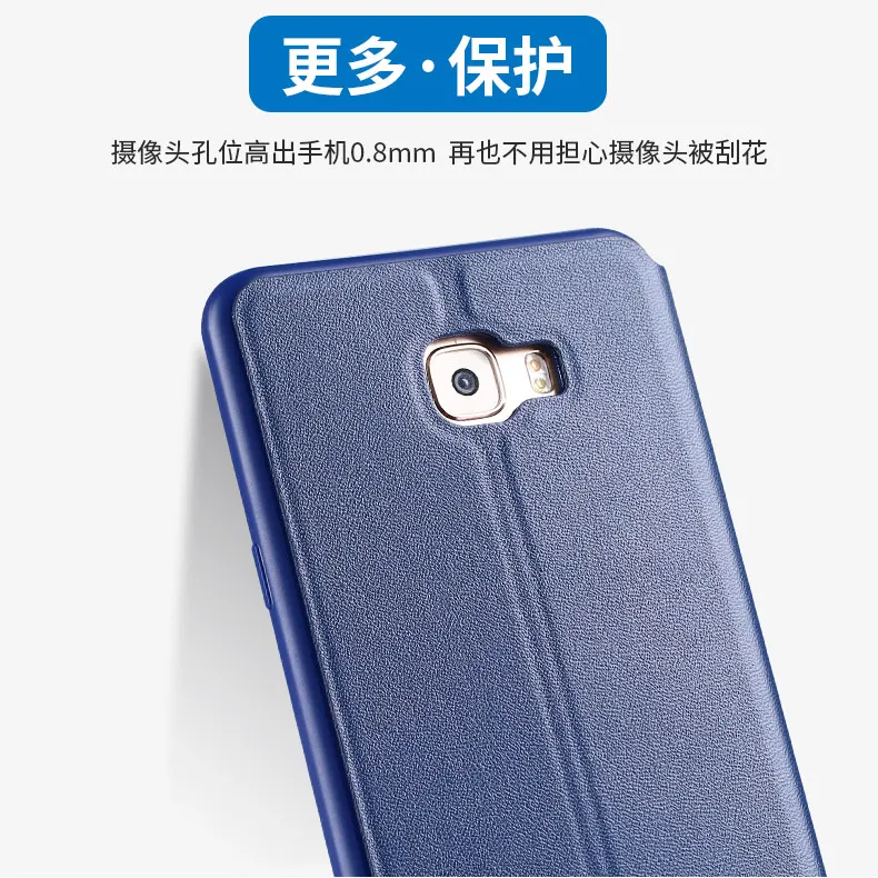 Роскошный деловой чехол X-Level из искусственной кожи с откидной крышкой для