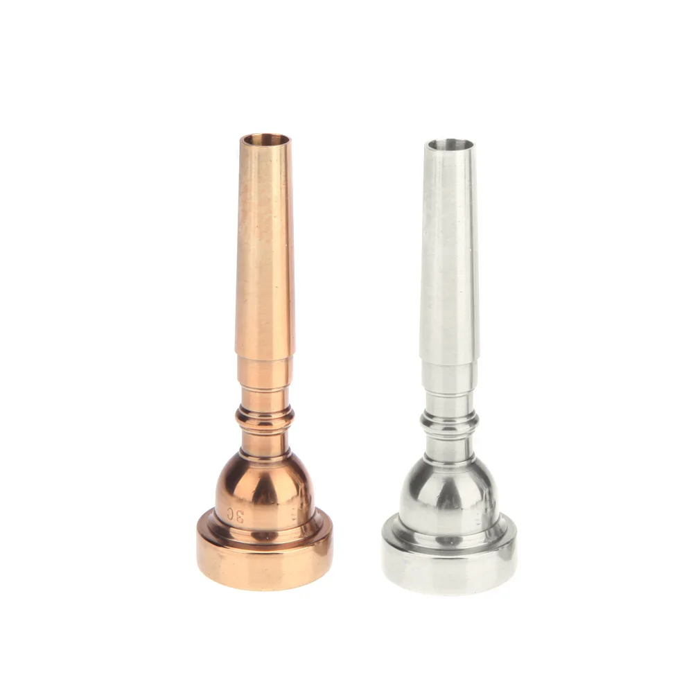 High Quality Durable Stylish Silver/Golden 3C Trumpet Mouthpiece Copper Alloy Design Accessories |